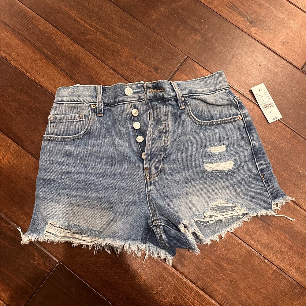 Pacsun high rise jean shorts